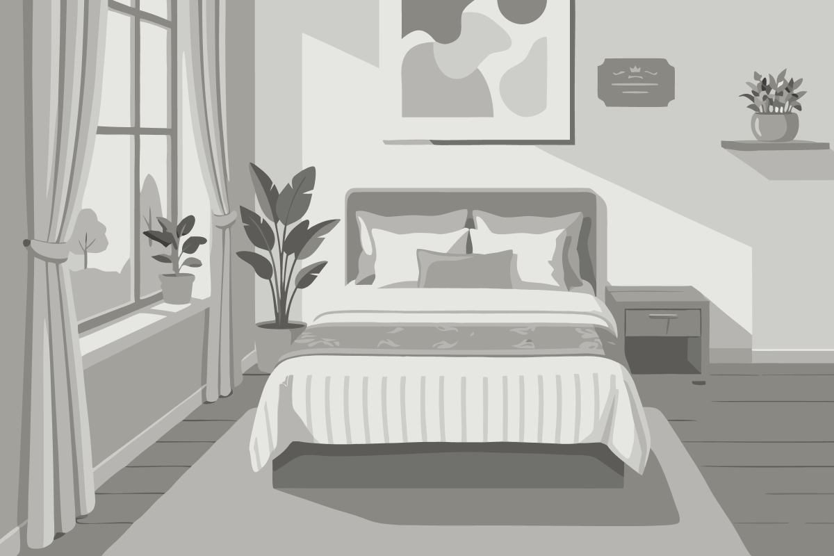 Beach Front Bungalow with Two Queen Beds- Air Conditioning